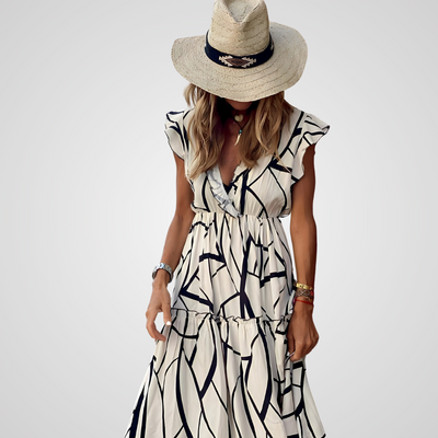 Maddie | Elegant Printed Dress