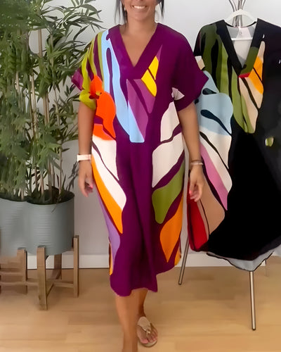 Emelia - Abstract Print Dress