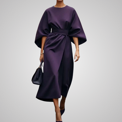 Lora™ | Elegant Dress with Puff Sleeves