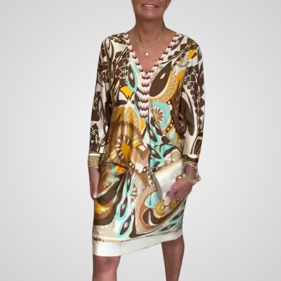 Mariane | Vintage Dress with Print