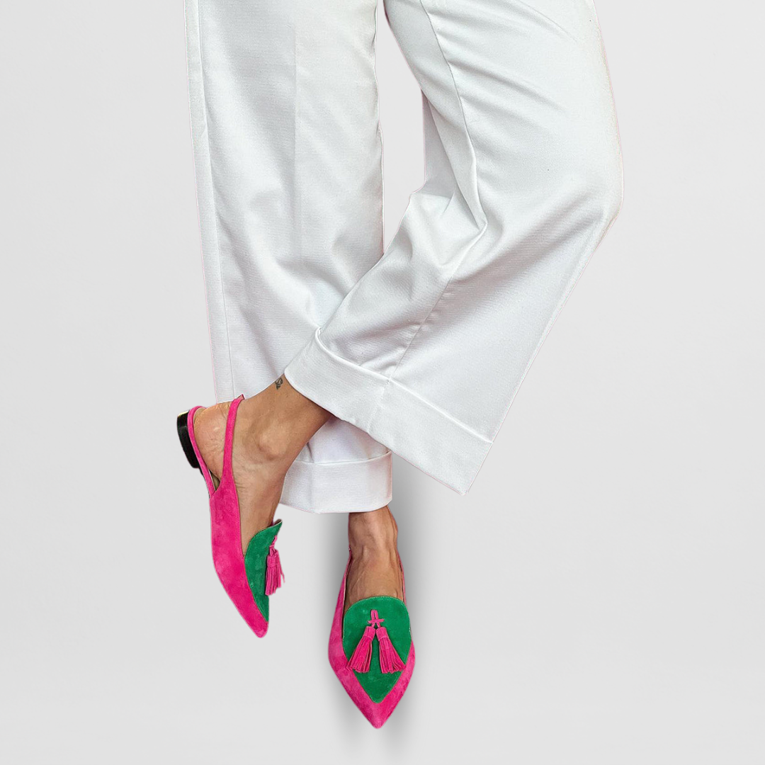 Layla | Colourful Pointed Loafers