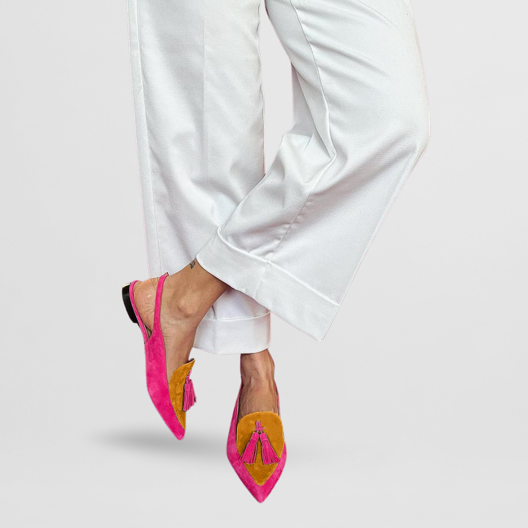 Layla | Colourful Pointed Loafers