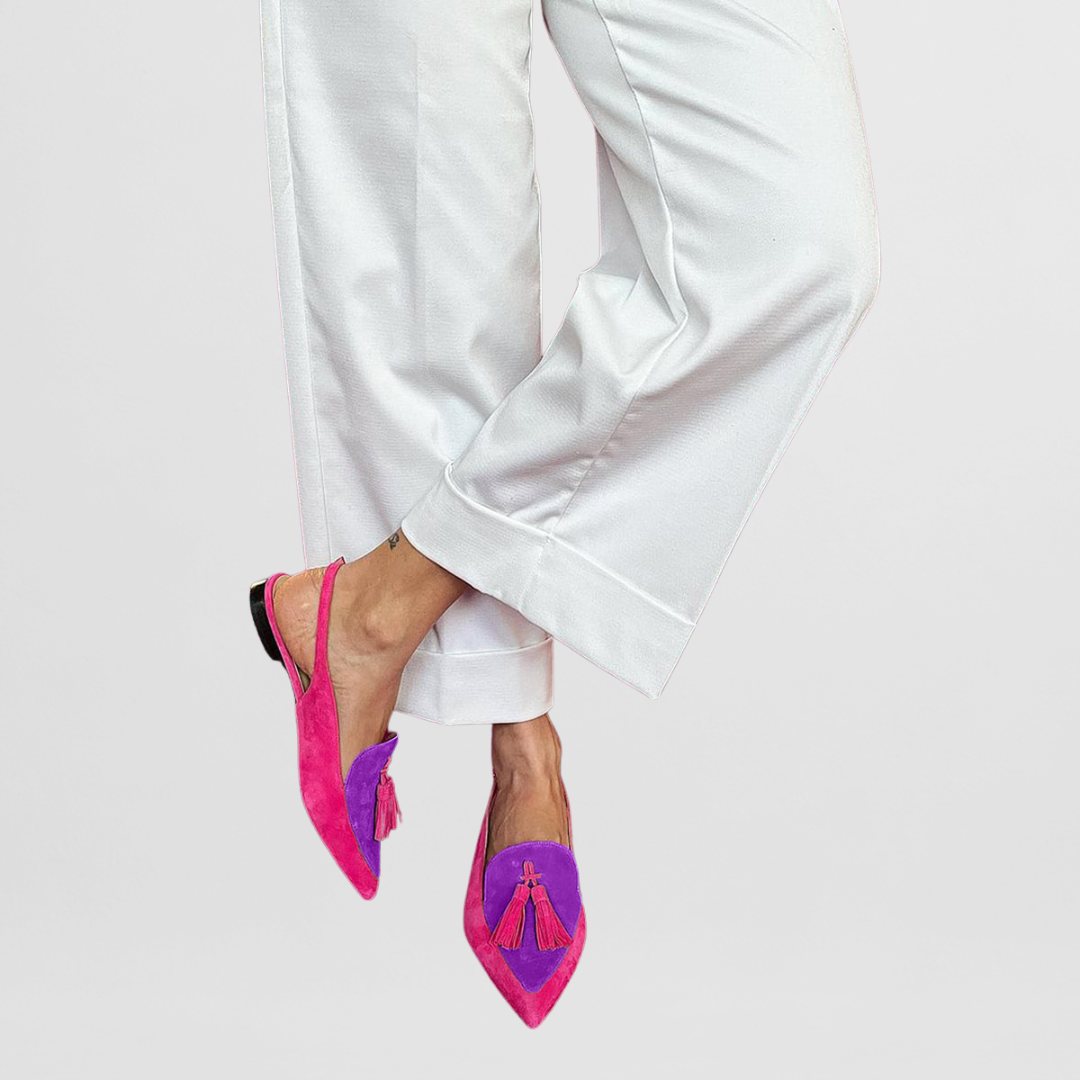 Layla | Colourful Pointed Loafers