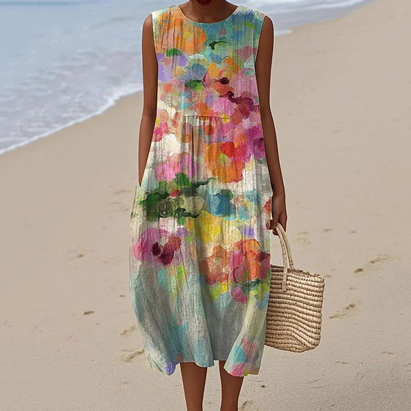 Marianne - Vintage Colourful Dress