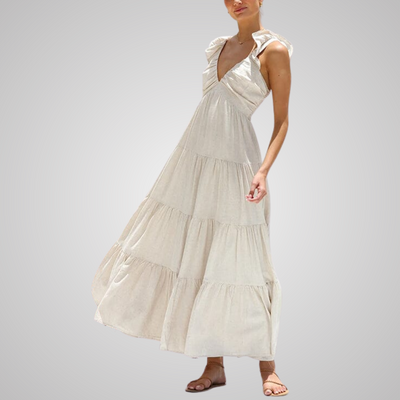 Ophelia™ | Elegant Ruffled Maxi Dress