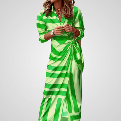 Lori™ | Tailored Shirt Dress with Print
