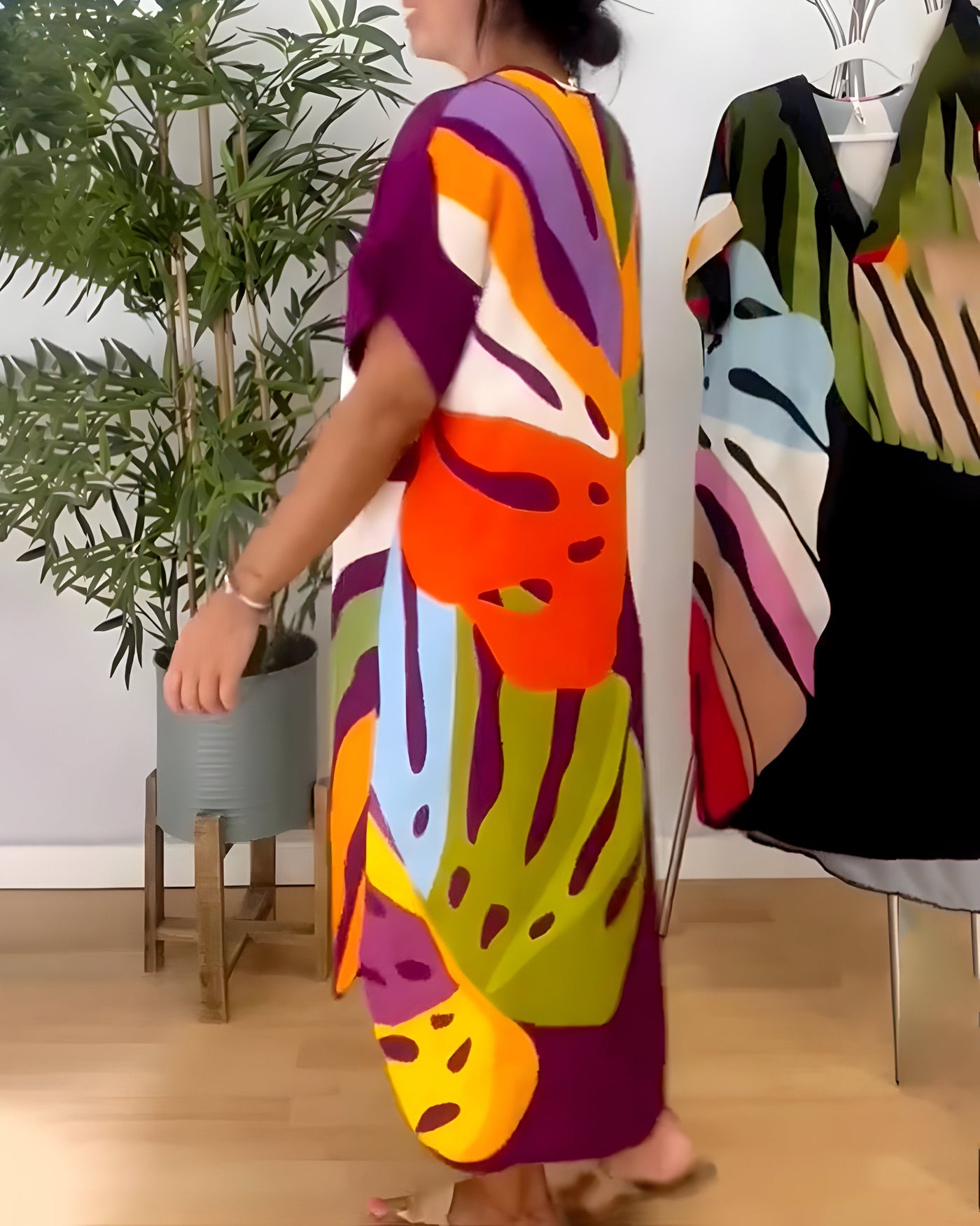 Emelia - Abstract Print Dress