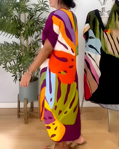 Emelia - Abstract Print Dress