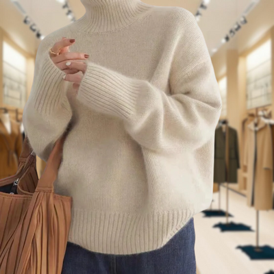 Mirrin - Wool Turtleneck Sweater