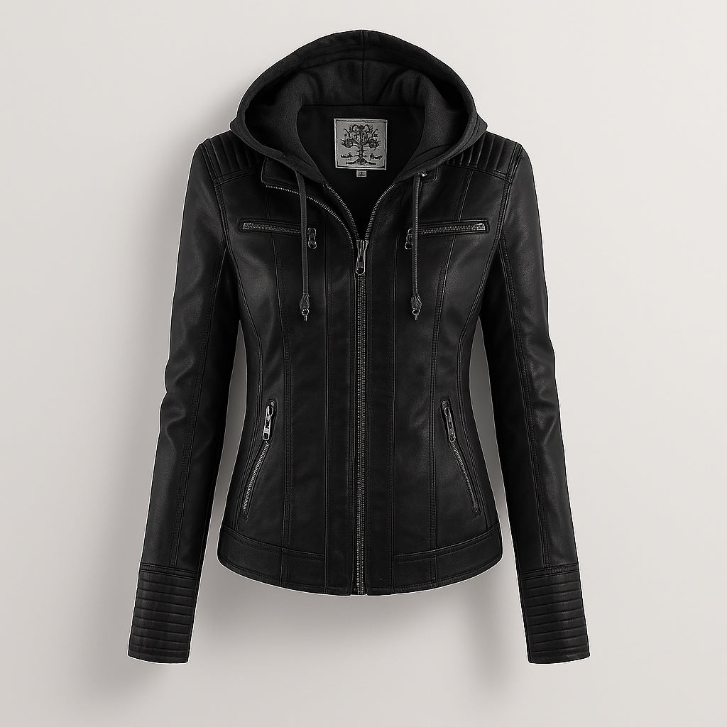 Brielle | Women’s Weather-Resistant Leather Jacket | Durable Style