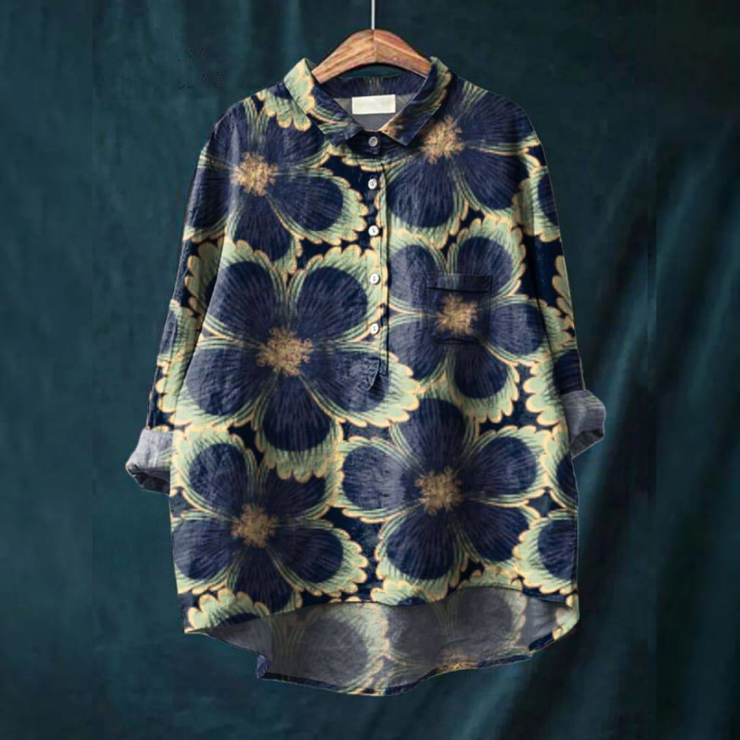 Fenna – Cheerful Blouse with Floral Print