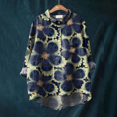 Fenna – Cheerful Blouse with Floral Print