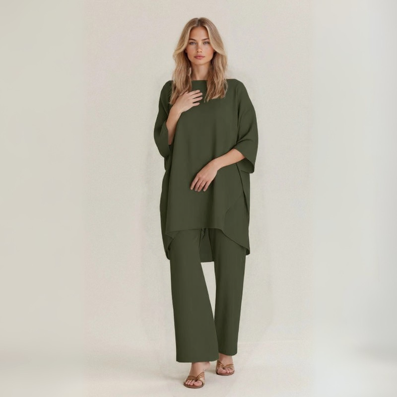 Silvia | Handcrafted Linen & Cotton Set