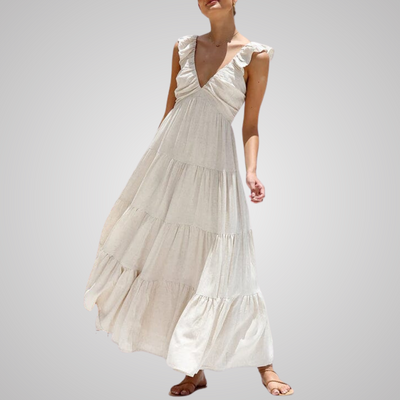 Ophelia™ | Elegant Ruffled Maxi Dress