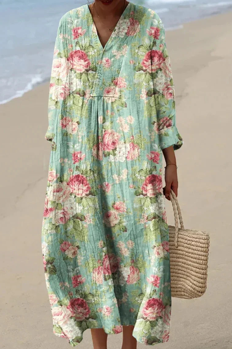 The Garden Whisper – Art-Inspired Dress