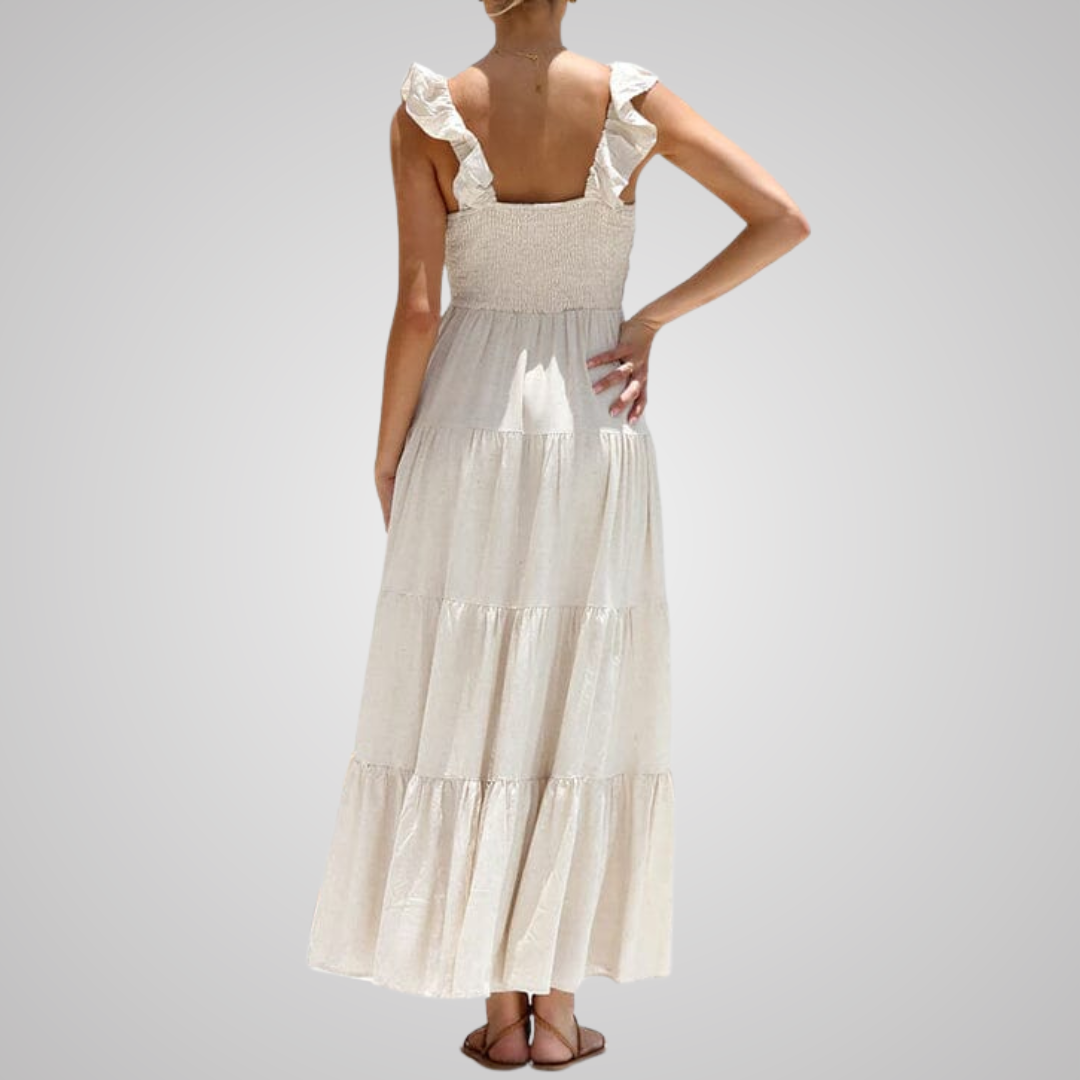 Ophelia™ | Elegant Ruffled Maxi Dress