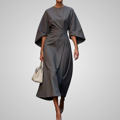 Lora™ | Elegant Dress with Puff Sleeves