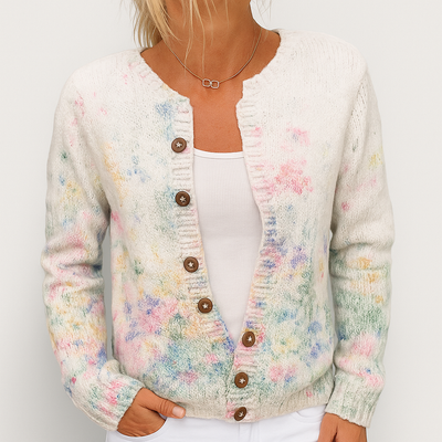 Alina | Women’s Floral Knit Cardigan | Versatile Fit