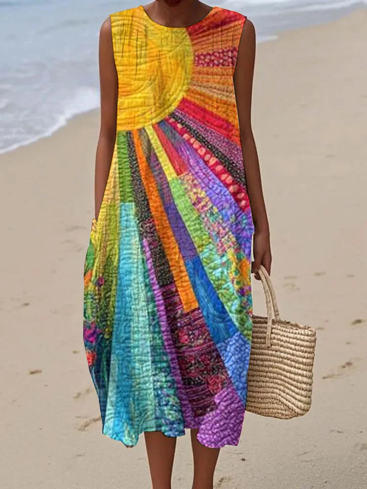 Rainbow - Elegant and Casual Dress