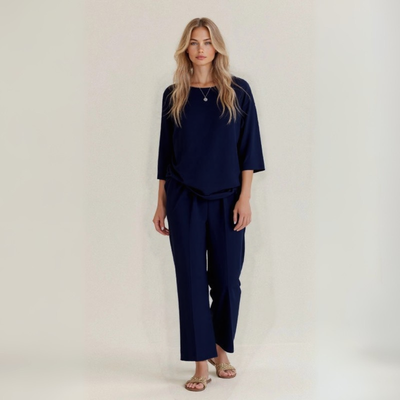 Silvia | Handcrafted Linen & Cotton Set