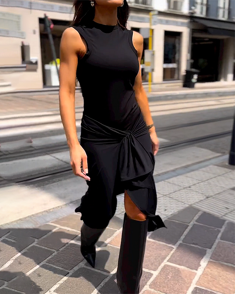 Lina™ – Long Sleeveless Dress