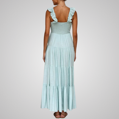 Ophelia™ | Elegant Ruffled Maxi Dress