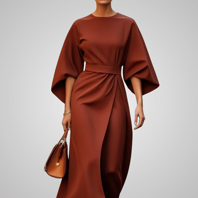 Lora™ | Elegant Dress with Puff Sleeves
