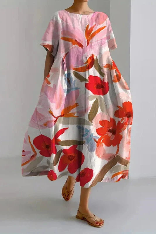 Sunbloom Escape – Tummy Coverage Dress