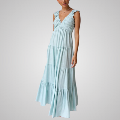 Ophelia™ | Elegant Ruffled Maxi Dress