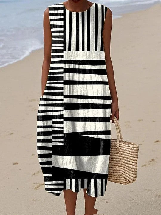 Jenny - Chic Graphic Dress