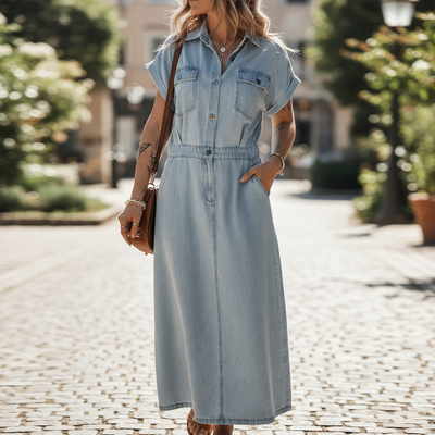 Sofia | Women’s Denim Dress – Elegant, Light & Effortlessly Stylish