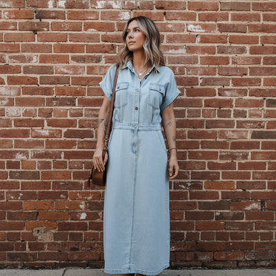 Sofia | Women’s Denim Dress – Elegant, Light & Effortlessly Stylish