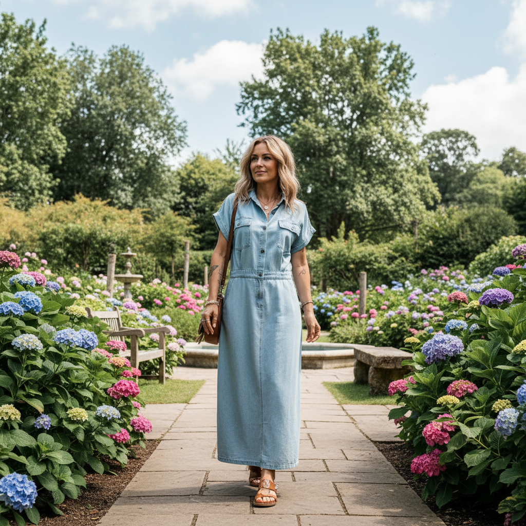 Sofia | Women’s Denim Dress – Elegant, Light & Effortlessly Stylish