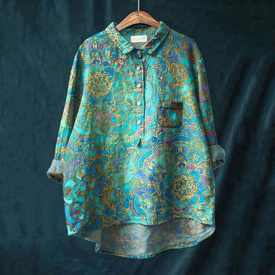 Fenna – Cheerful Blouse with Floral Print