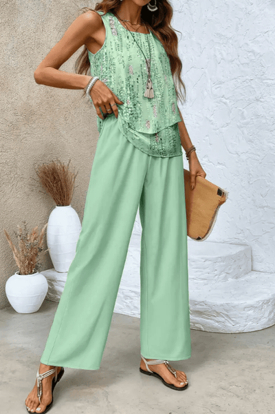 Mint Breeze – Elegant Set