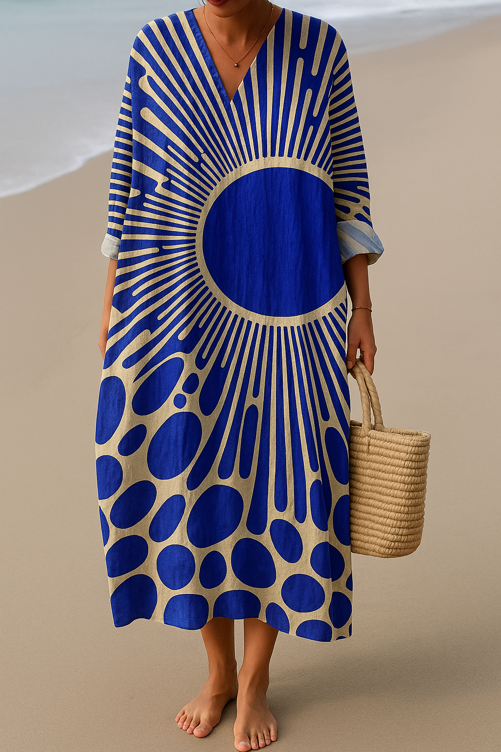 The Solar Bloom – Art-Inspired Dress