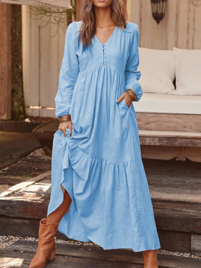 Chic Bloom Dress | Maxi Dress for Women – Harper's Boutique