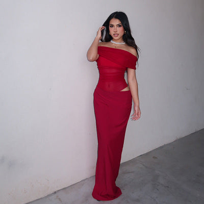 Quelina | Sunveil Drape Dress