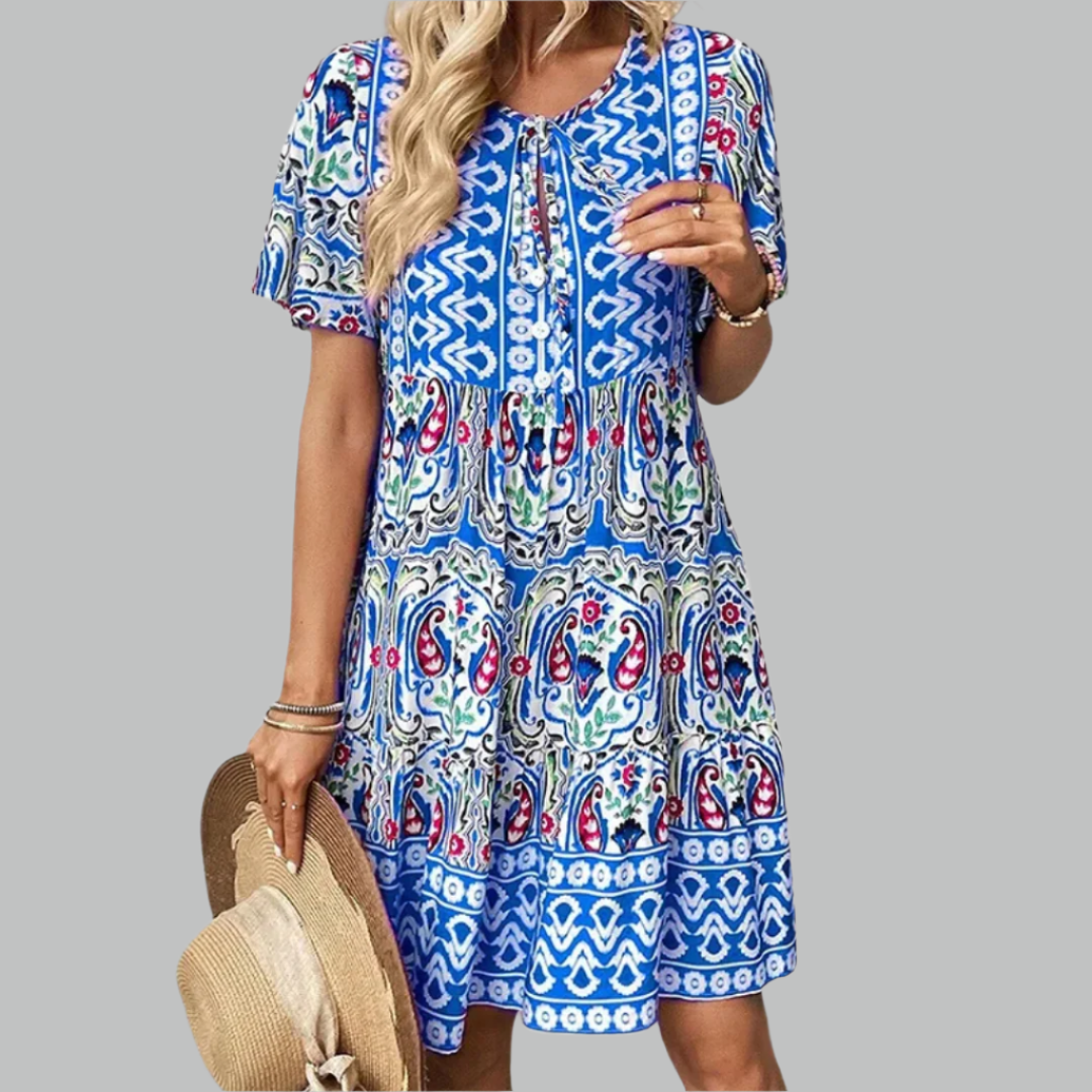 Elegant Women's Dress - Comfortable Knee-Length Office and Evening Wear in Soft Breathable Fabric