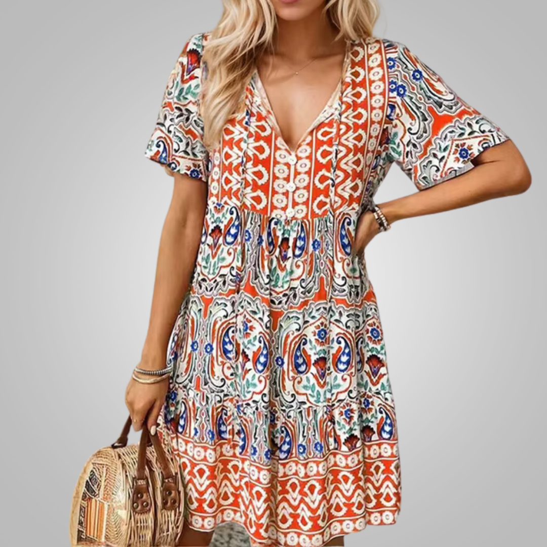 Elegant Women's Dress - Comfortable Knee-Length Office and Evening Wear in Soft Breathable Fabric