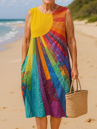Rainbow - Elegant and Casual Dress
