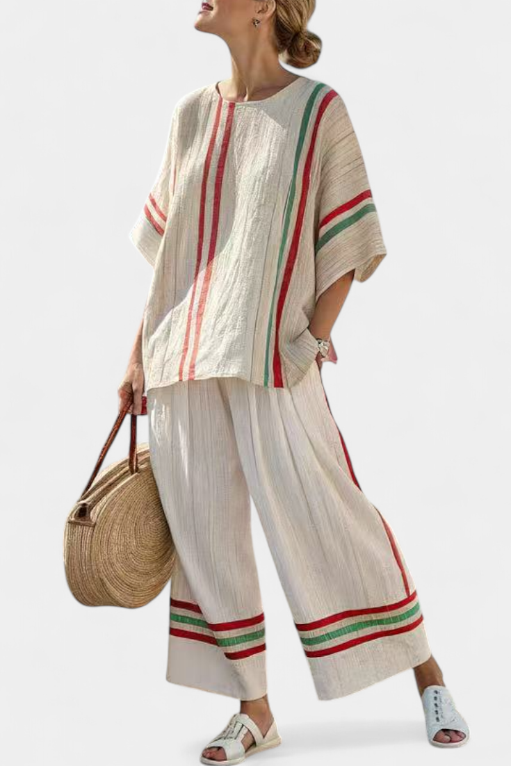 Alessia | Mediterranean Bamboo Linen Set