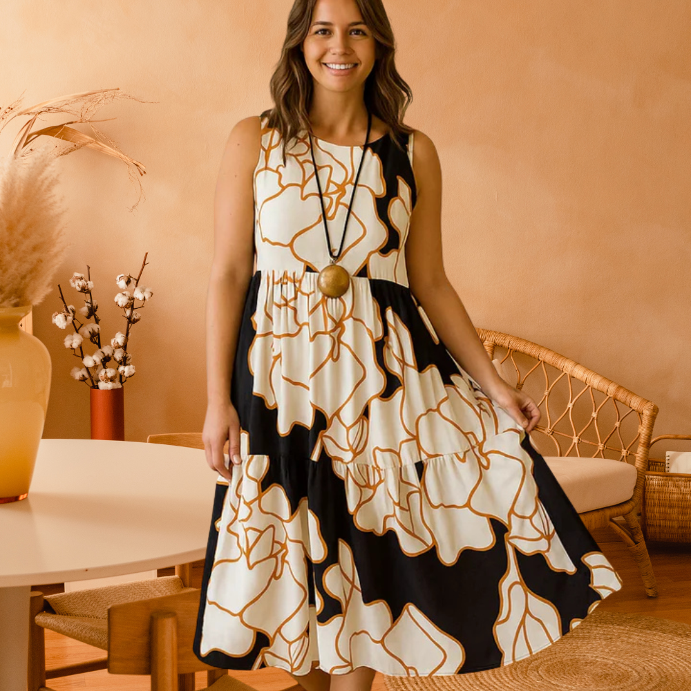 CAITLYN - Sleeveless Maxi Dress