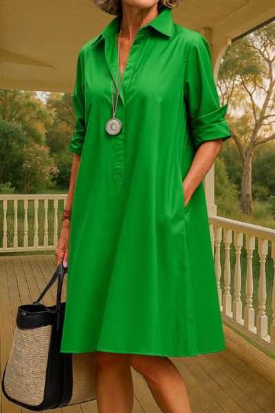 Bernadette - Elegant Midi Dress with Timeless Charm