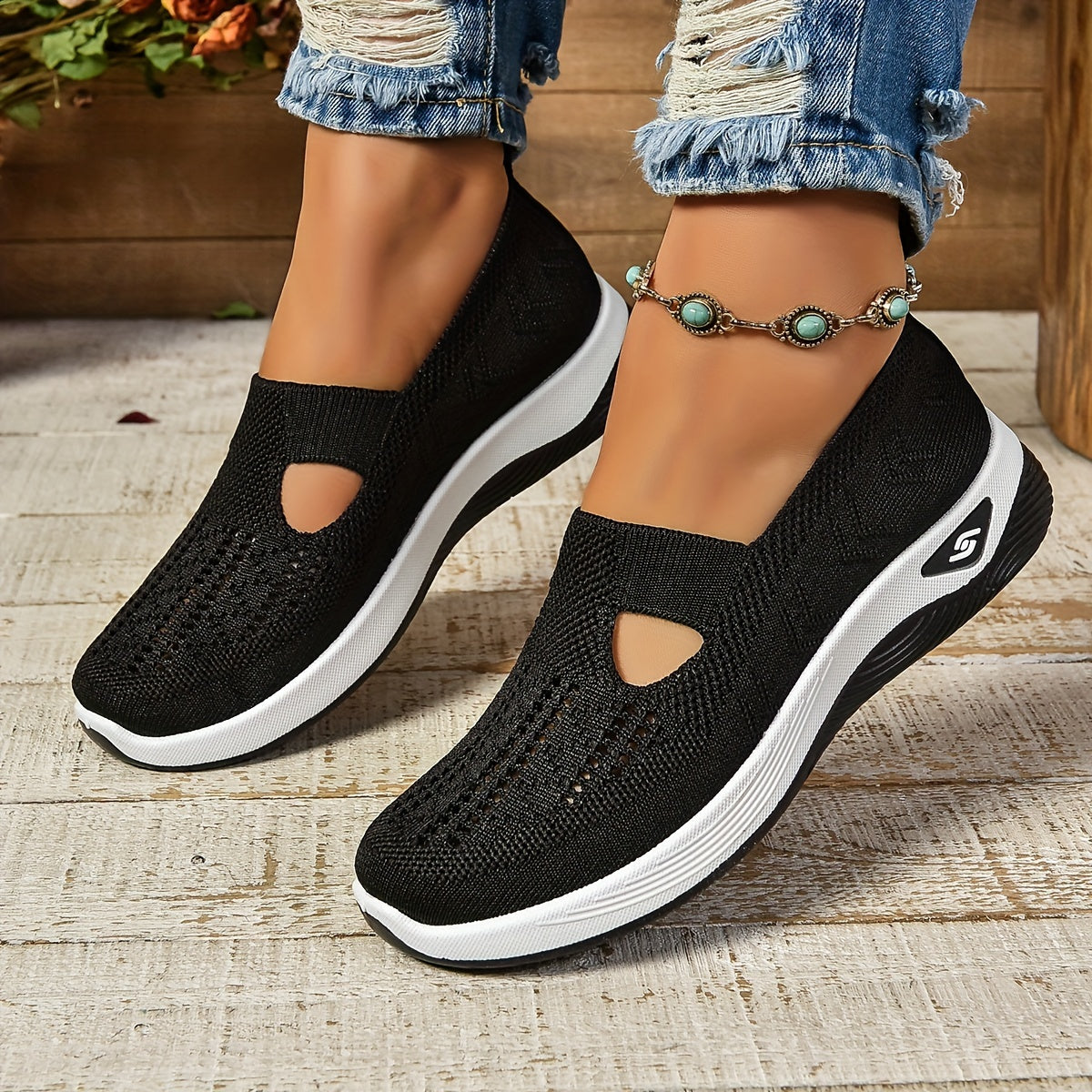 Slip-On Women's Shoes - Lightweight, Comfortable Footwear for Daily Use