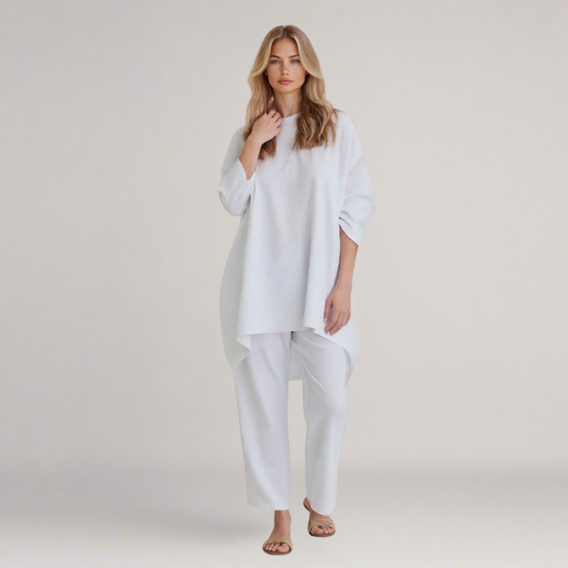 Silvia | Handcrafted Linen & Cotton Set