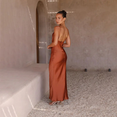 Sorrel | Radiant Satin Gown