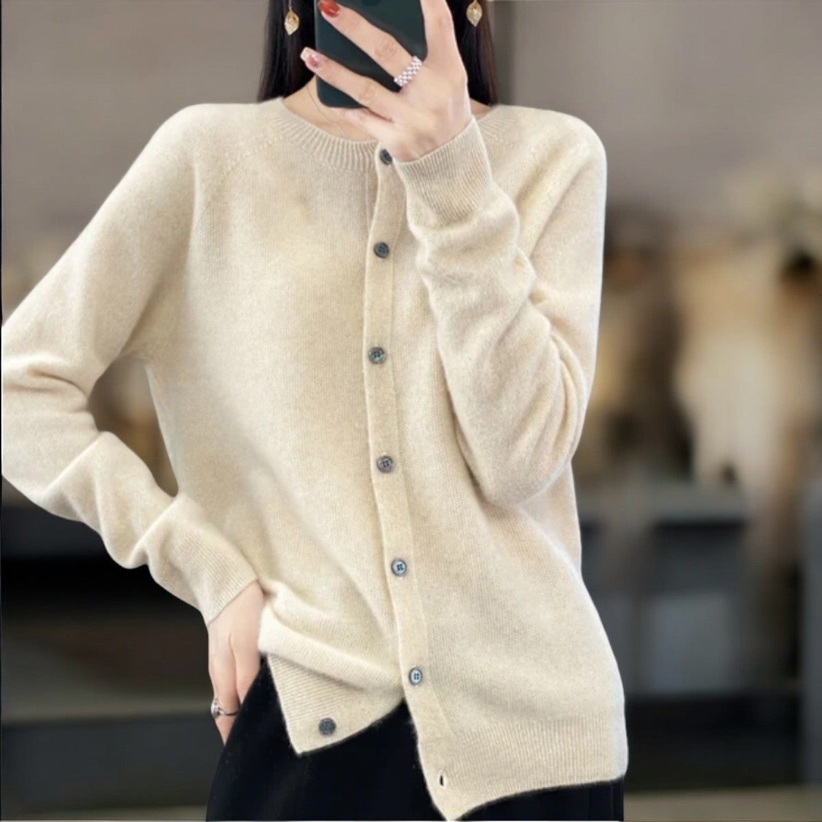 Rhea | Women’s Lightweight Merino Cardigan | Everyday Classic