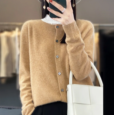 Rhea | Women’s Lightweight Merino Cardigan | Everyday Classic