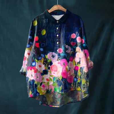Fenna – Cheerful Blouse with Floral Print
